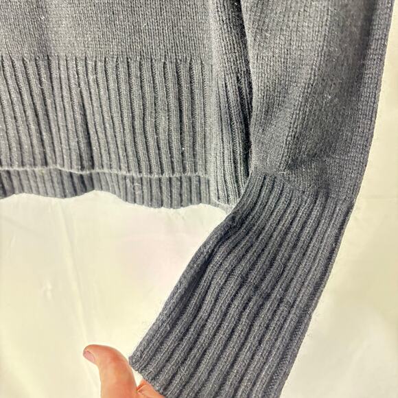 Anthropologie Blair Wool Blend Turtleneck Sweater Black XS - Picture 4 of 5